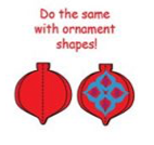SHAPES ETC. Large Single Color Creative Foam Cut-Outs - Ornament