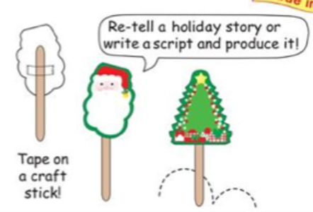 SHAPES ETC. Mini Notepad - Decorated Tree