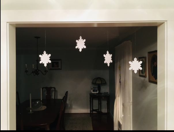 SHAPES ETC. Large Single Color Cut-Out - Snowflake
