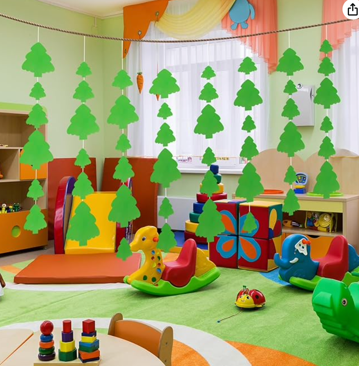 SHAPES ETC. Large Single Color Cut-Out - Evergreen