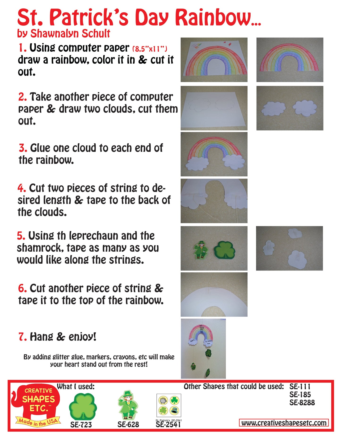 SHAPES ETC. Mini Notepad - Leprechaun