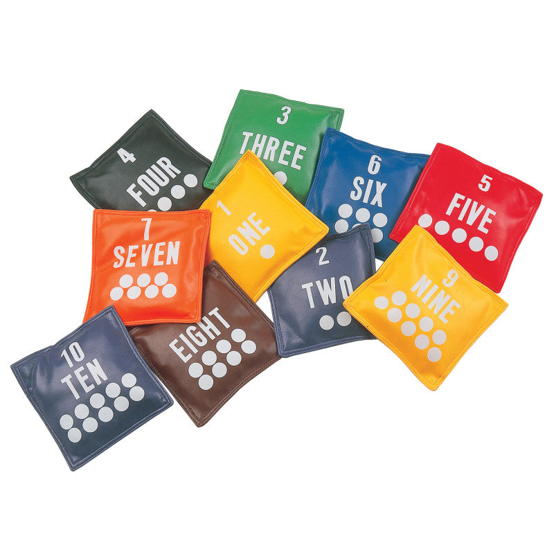 Champion Sports Bean Bags, 5 Inch, Pack of 10 (CHSNB55)
