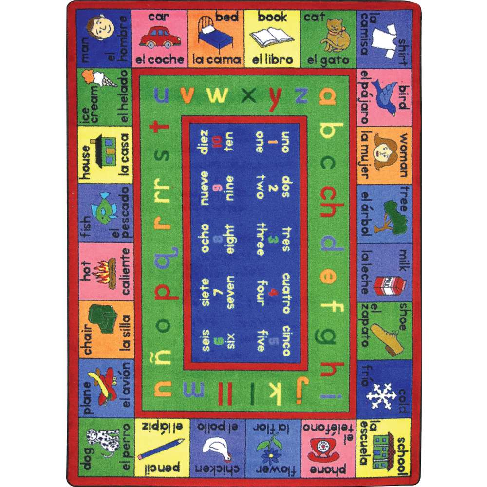 Joy Carpets LenguaLink Rug, Rectangle