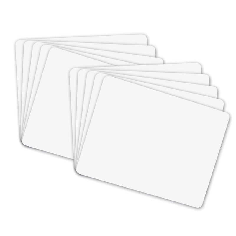 Dixon Plain Dry Erase Whiteboard, 10 Pack, 9 x 12 (DIXPAC 9881-10)