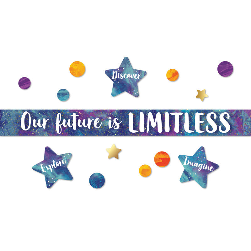 Carson Dellosa Our Future is Limitless Galaxy Bulletin Board Set (CD 110435)