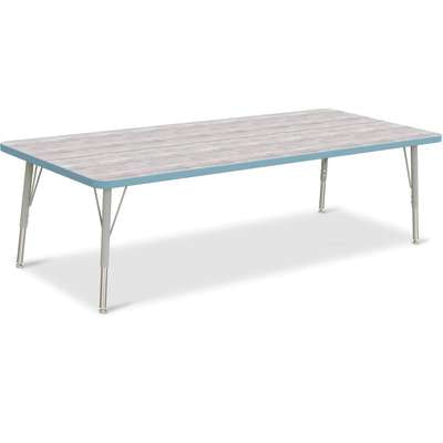 Jonti-Craft Berries Rectangle Adjustable Height Activity Table, 30" x 72", Color and Size Variants (6413JC)