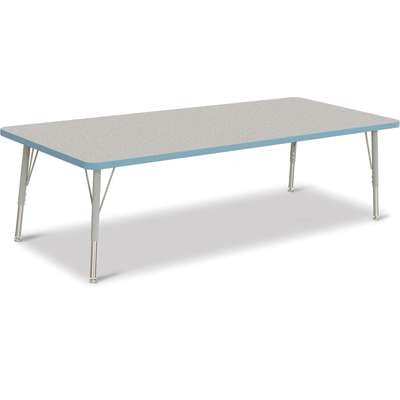 Jonti-Craft Berries Rectangle Adjustable Height Activity Table, 30" x 72", Color and Size Variants (6413JC)
