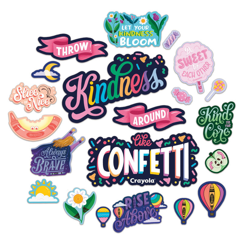 Eureka Crayola Colors of Kindness Throw Kindness Bulletin Board Set (EU 847840)
