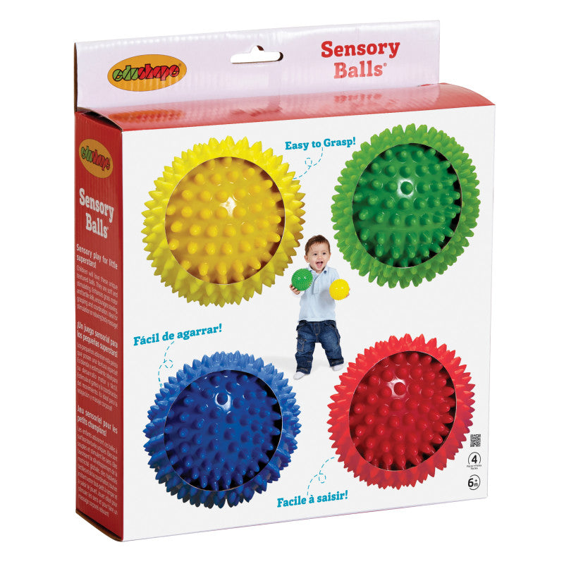 Edushape Sensory Ball, 4 inch, Set of 4 (EDS705174)
