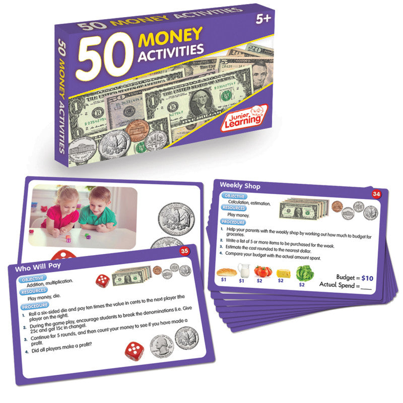 Junior Learning 50 Money Activities (JRL 336)