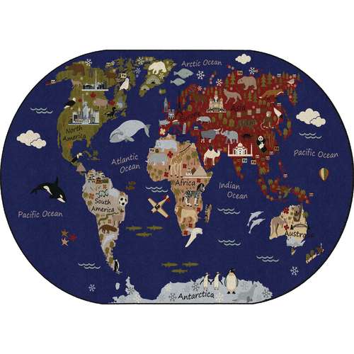 Flagship World Traveler Rug, Earth Tone