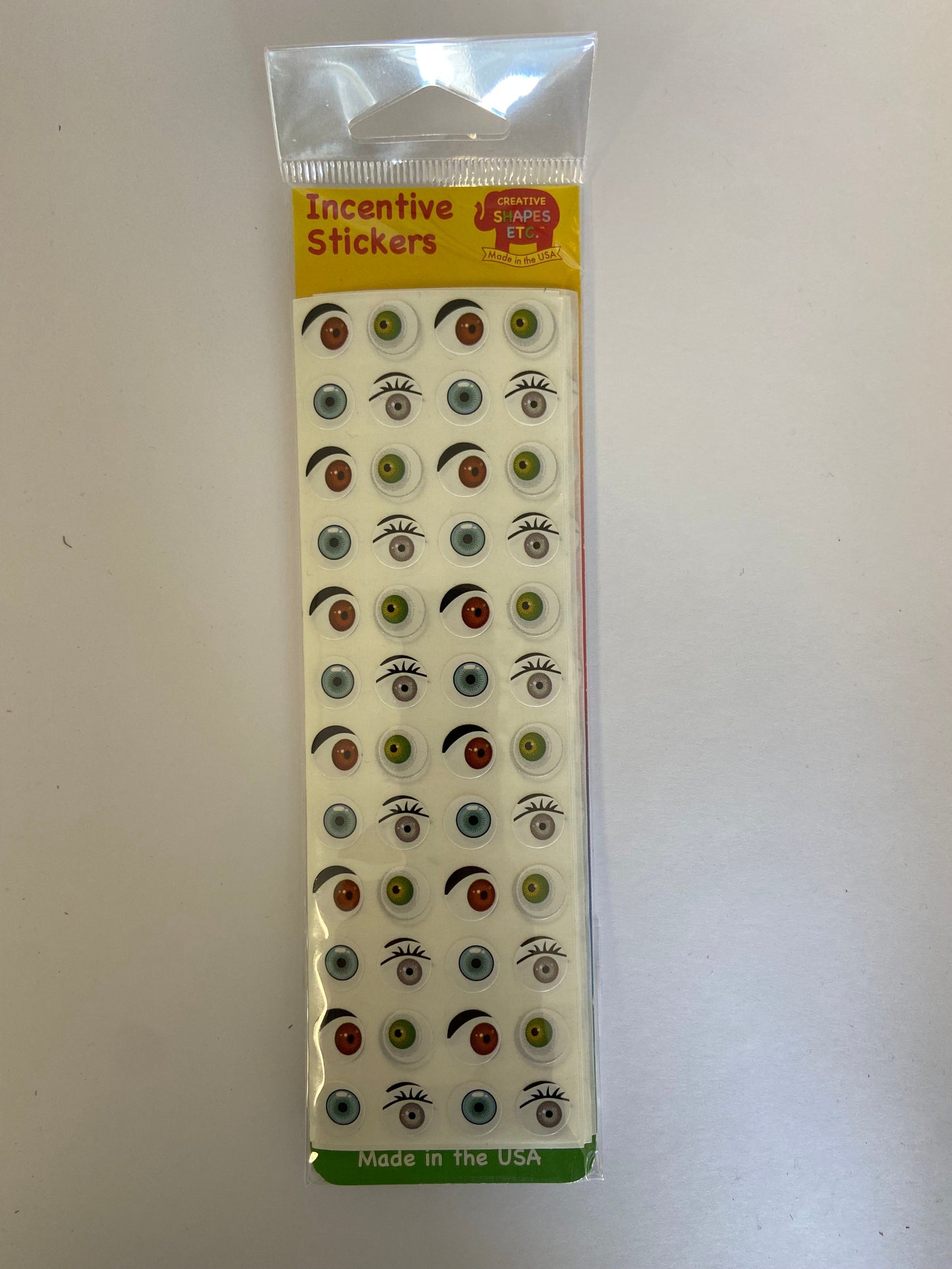 SHAPES ETC. Incentive Stickers - Wiggly Eyes