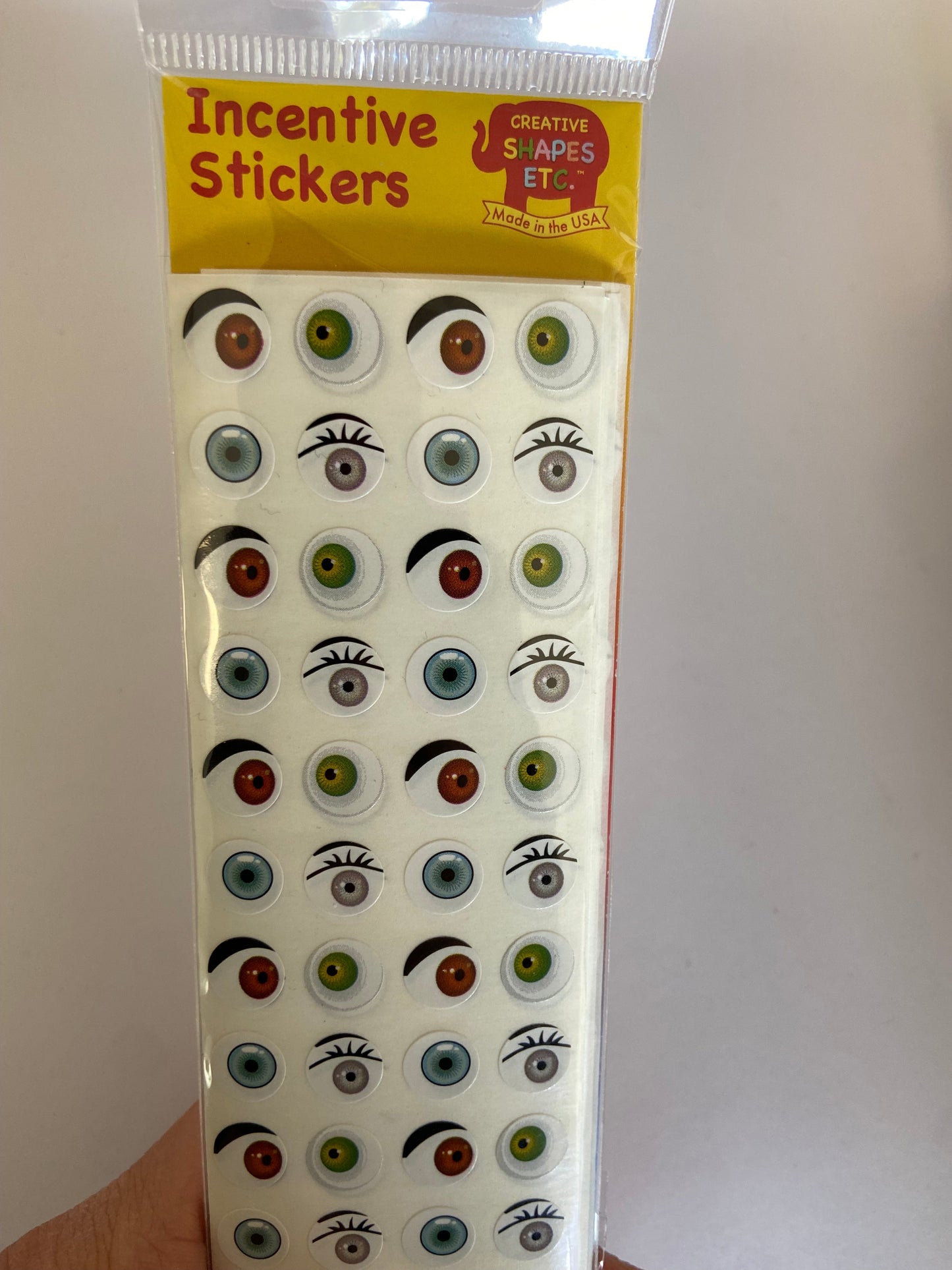 SHAPES ETC. Incentive Stickers - Wiggly Eyes