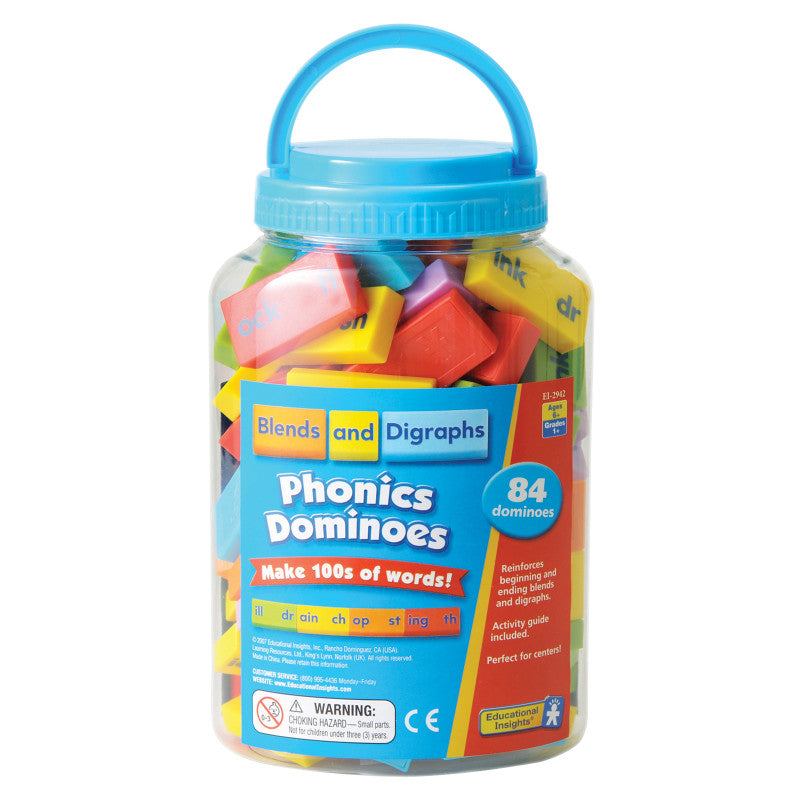 Learning Resources Phonics Dominoes Blends & Digraphs (EI 2942)