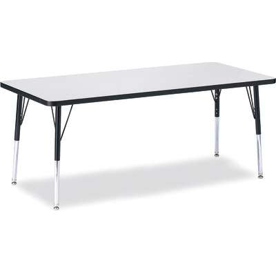 Jonti-Craft Berries Rectangle Adjustable Height Activity Table, 30" x 72", Color and Size Variants (6413JC)