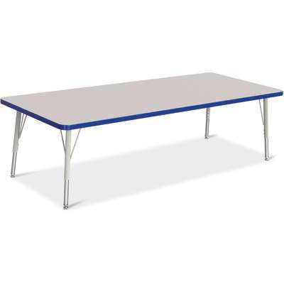 Jonti-Craft Berries Rectangle Adjustable Height Activity Table, 30" x 72", Color and Size Variants (6413JC)