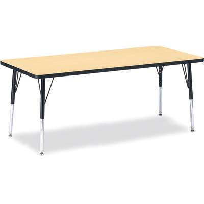 Jonti-Craft Berries Rectangle Adjustable Height Activity Table, 30" x 72", Color and Size Variants (6413JC)