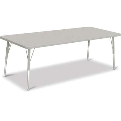 Jonti-Craft Berries Rectangle Adjustable Height Activity Table, 30" x 72", Color and Size Variants (6413JC)