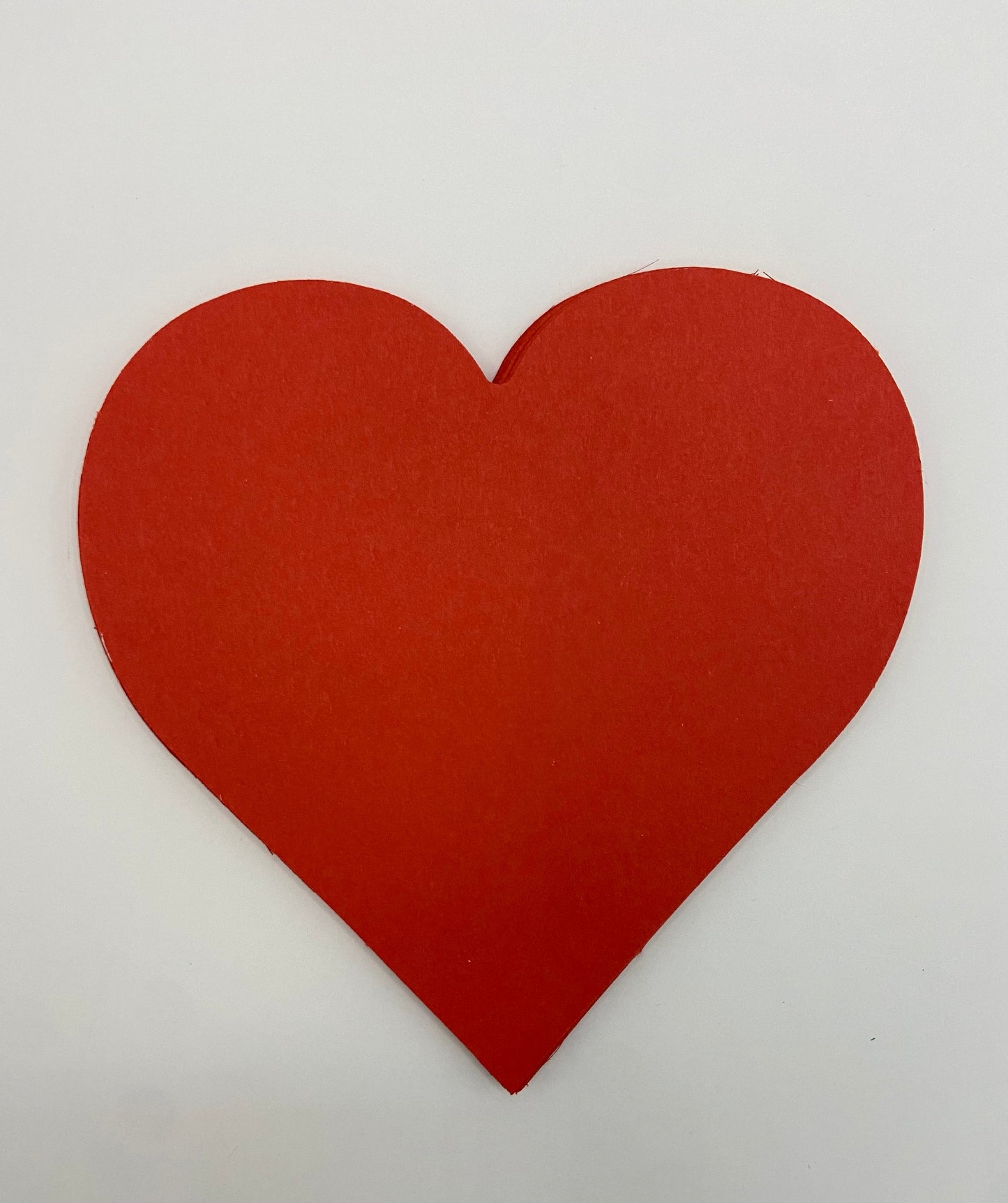 SHAPES ETC. Large Single Color Cut-Out - Heart