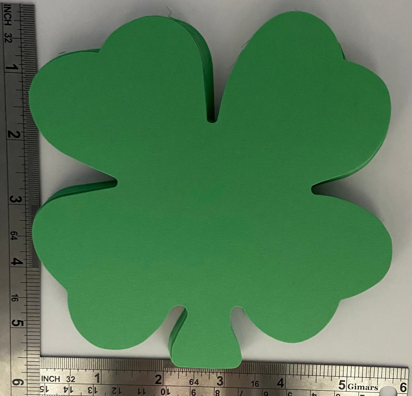 SHAPES ETC. Large Single Color Cut-Out - Four Leaf Clover