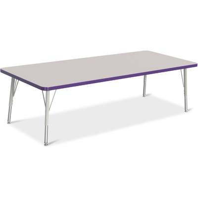 Jonti-Craft Berries Rectangle Adjustable Height Activity Table, 30" x 72", Color and Size Variants (6413JC)