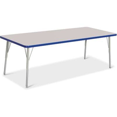 Jonti-Craft Berries Rectangle Adjustable Height Activity Table, 30" x 72", Color and Size Variants (6413JC)