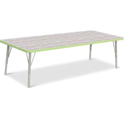 Jonti-Craft Berries Rectangle Adjustable Height Activity Table, 30" x 72", Color and Size Variants (6413JC)