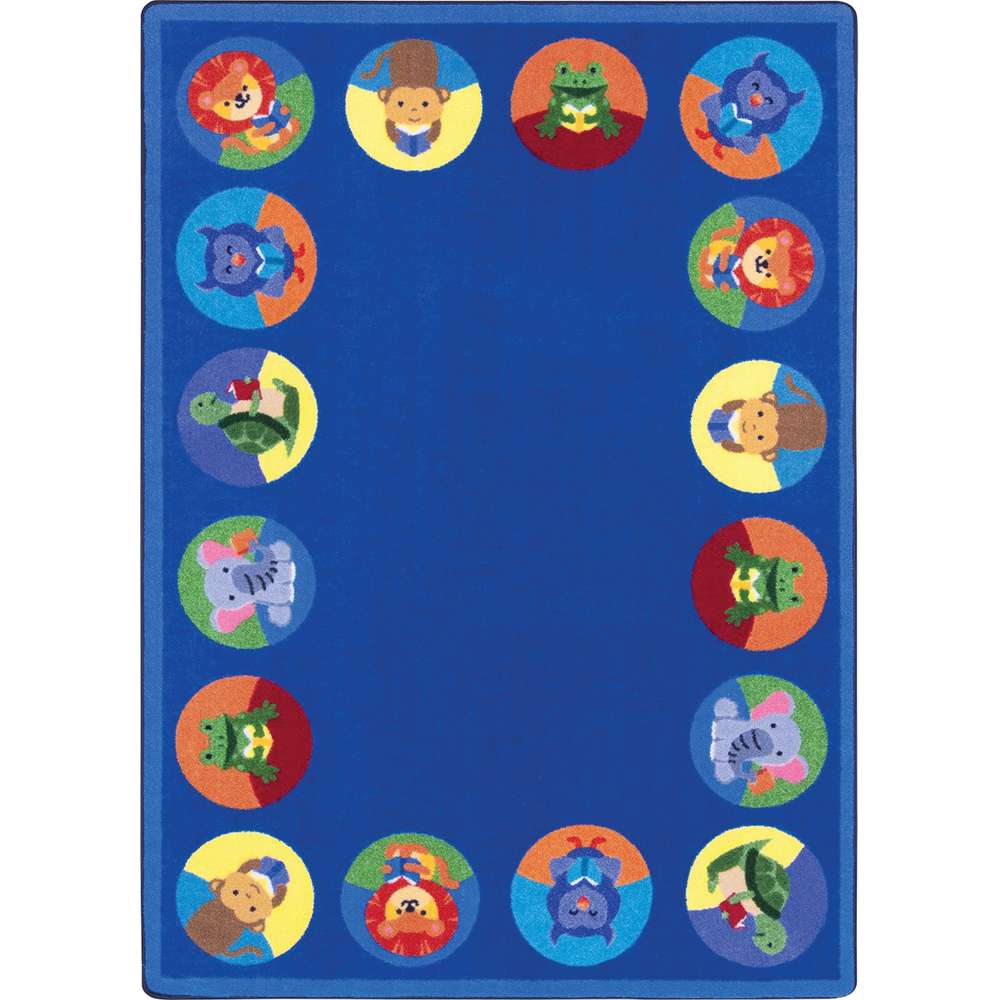 Joy Carpets Animal Readers Rug, Rectangle