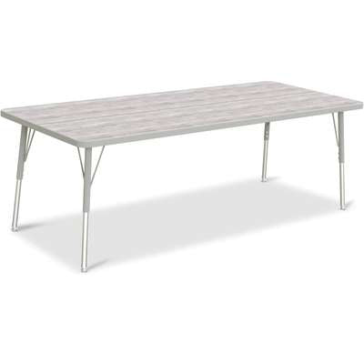 Jonti-Craft Berries Rectangle Adjustable Height Activity Table, 30" x 72", Color and Size Variants (6413JC)