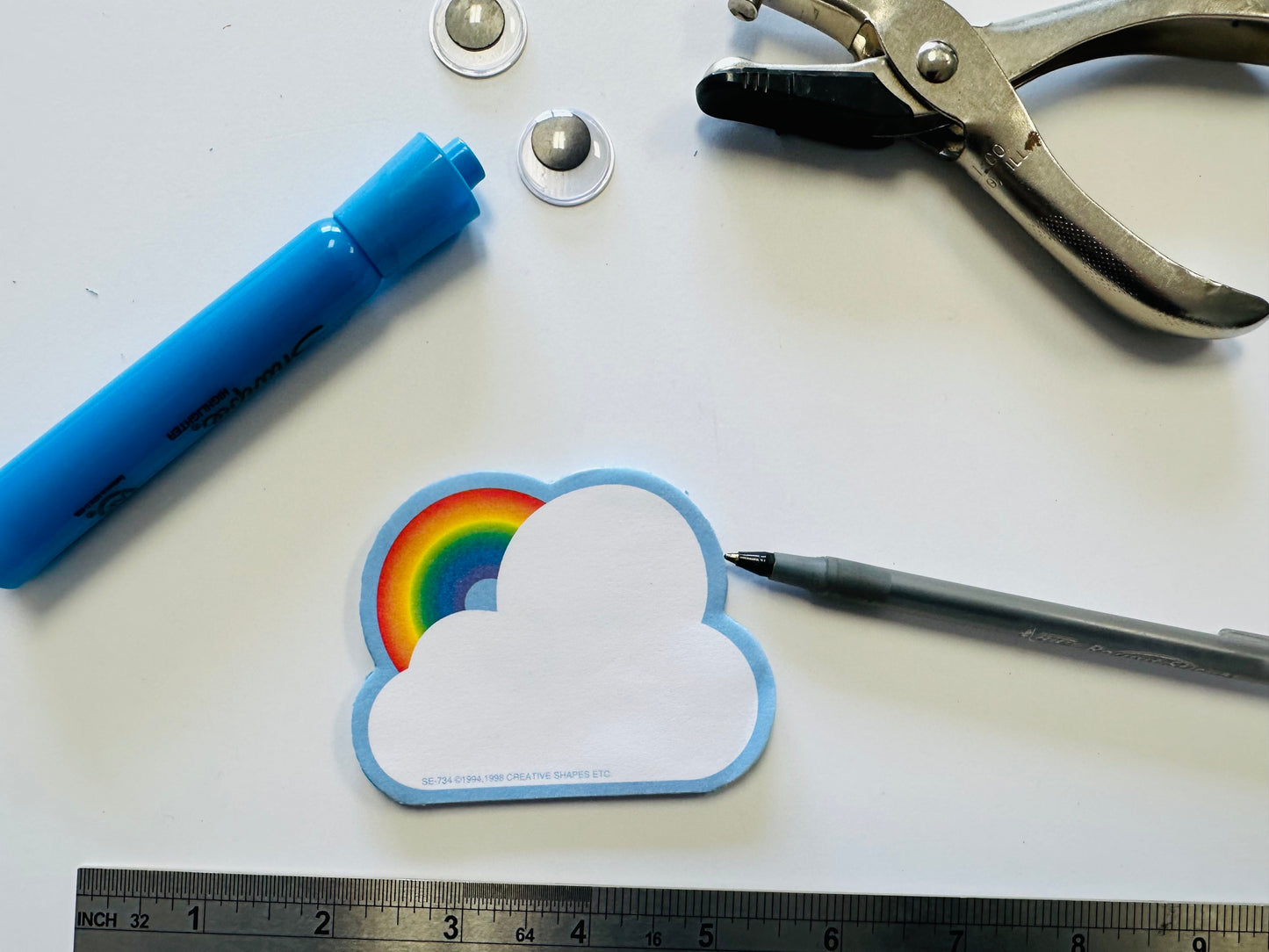 SHAPES ETC. Mini Notepad - Rainbow
