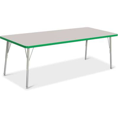 Jonti-Craft Berries Rectangle Adjustable Height Activity Table, 30" x 72", Color and Size Variants (6413JC)