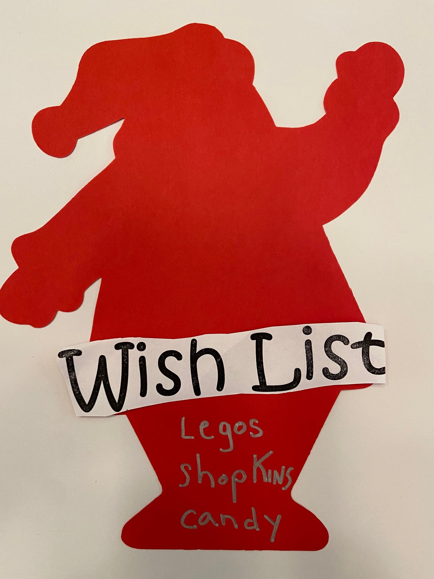 SHAPES ETC. Santa Single Color Super Cut-Outs- 8” x 10”