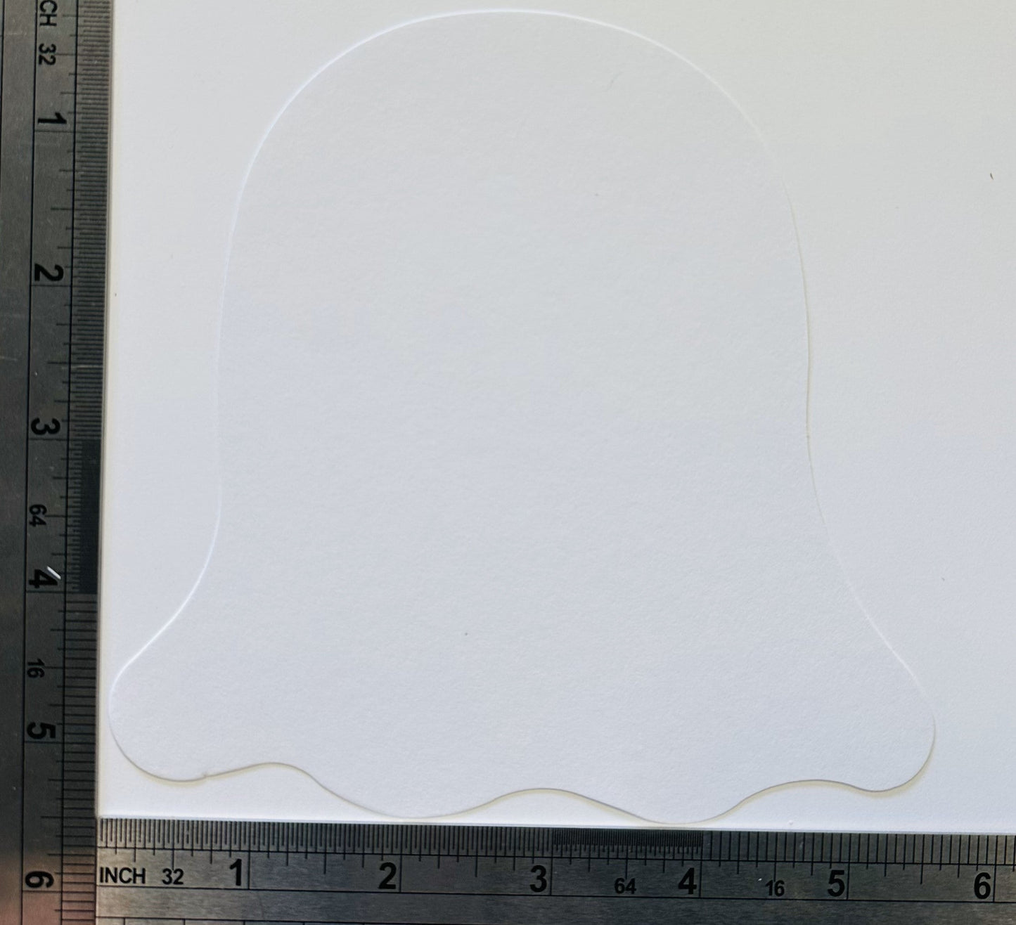 SHAPES ETC. Large Single Color Cut-Out - Ghost
