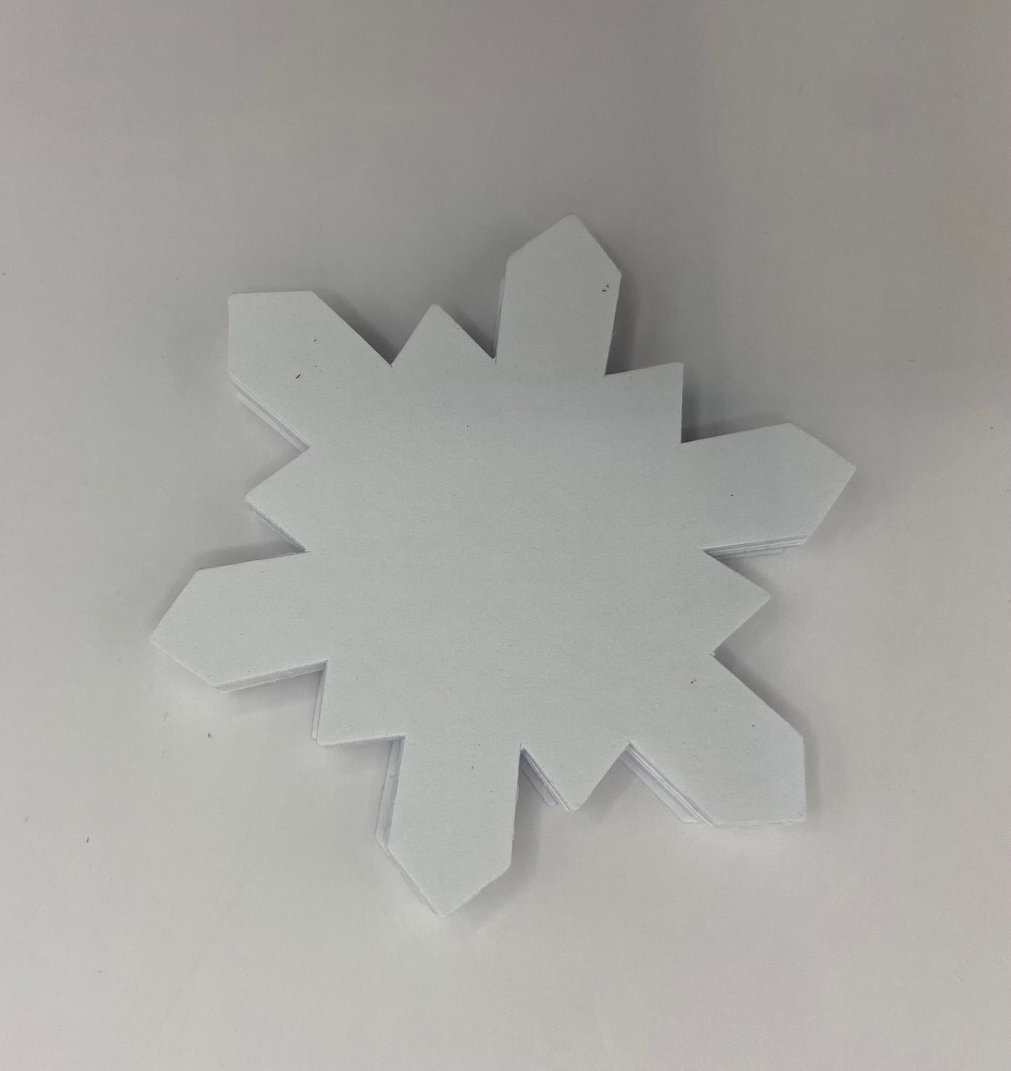 SHAPES ETC. Small Single Color Cut-Out - Snowflake