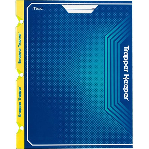 Mead Snapper Trapper Keeper 2 Pocket Folder, Assorted Colors