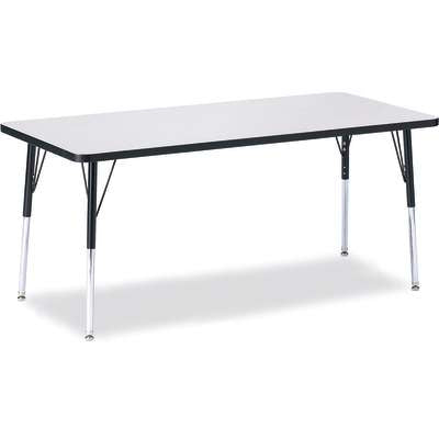 Jonti-Craft Berries Rectangle Adjustable Height Activity Table, 30" x 72", Color and Size Variants (6413JC)