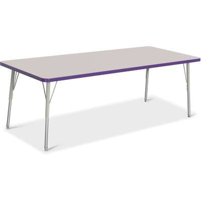 Jonti-Craft Berries Rectangle Adjustable Height Activity Table, 30" x 72", Color and Size Variants (6413JC)