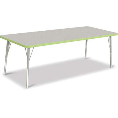 Jonti-Craft Berries Rectangle Adjustable Height Activity Table, 30" x 72", Color and Size Variants (6413JC)