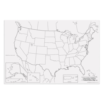 Dixon Giant US Map, 48 in x 72 in (PAC 78760)