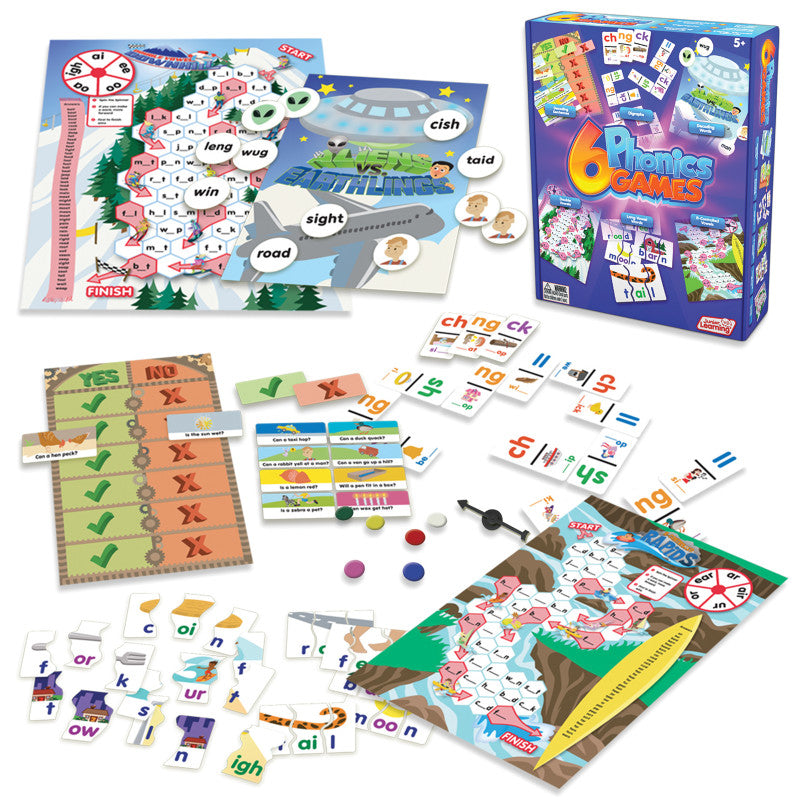 Junior Learning 6 Phonics Games (JRL 401)