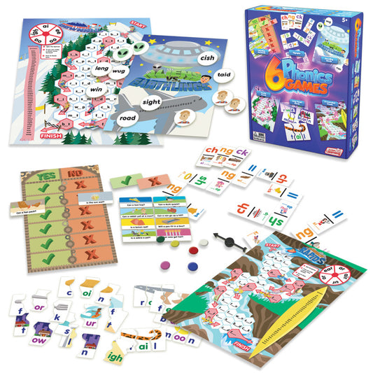 Junior Learning 6 Phonics Games (JRL 401)