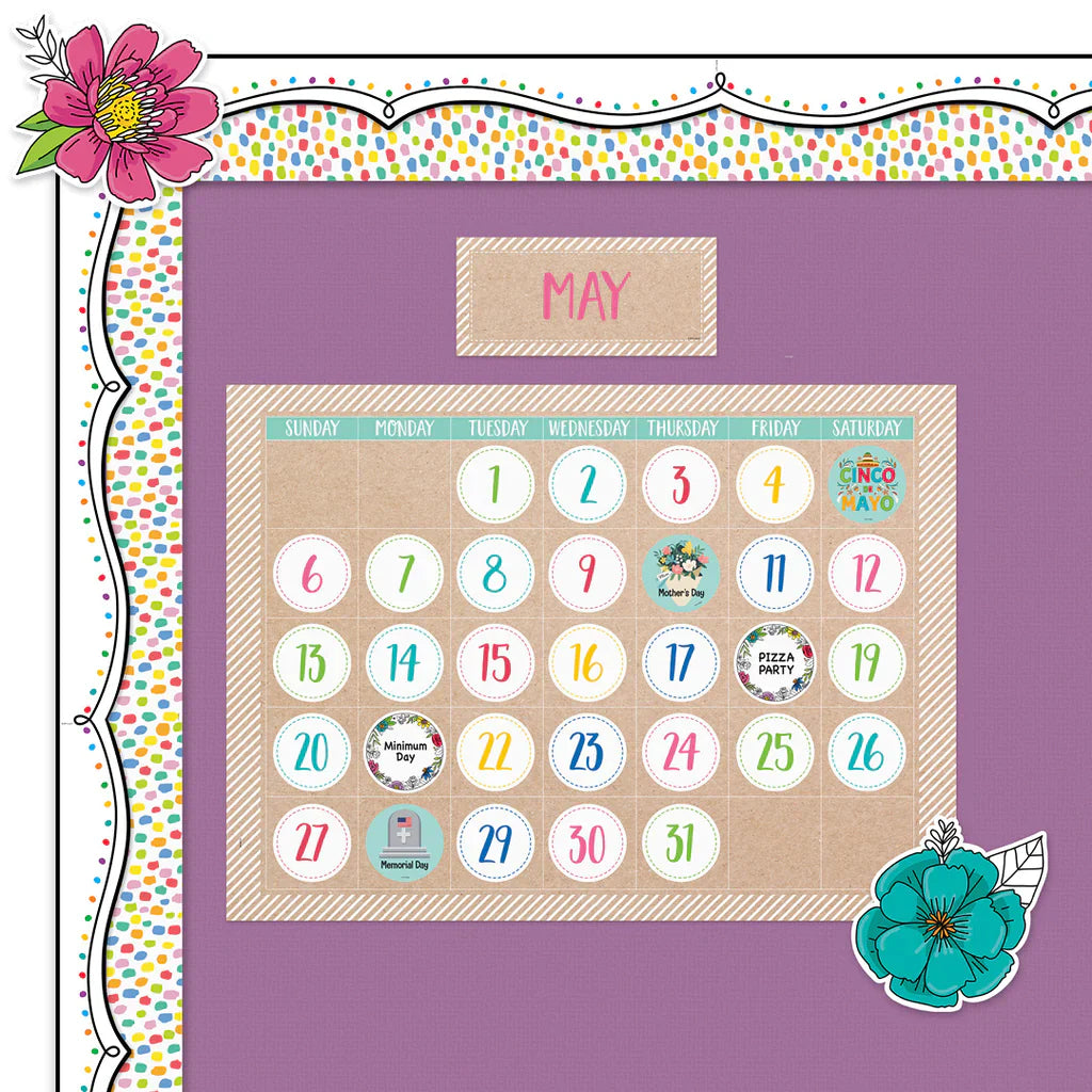 Creative Teaching Core Decor Colorful Messy Dots EZ Border (CTP 10878)