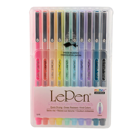 Uchida Lepen Pastel, 10 Colors (UCH430010P)