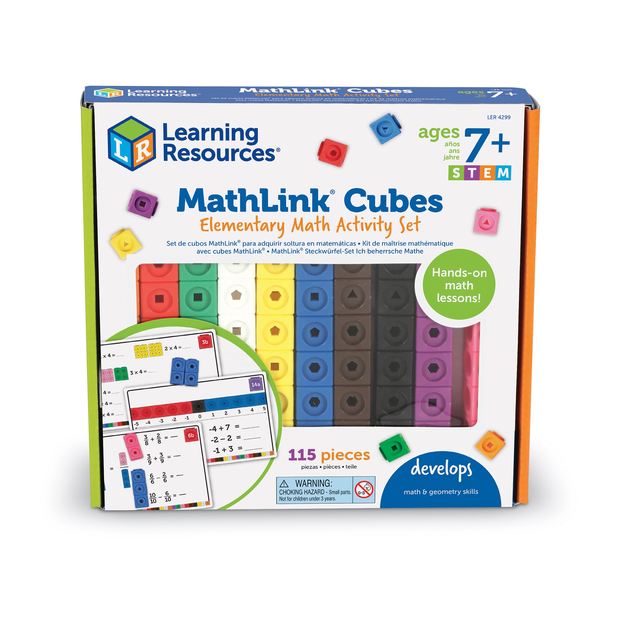 Mathlink Cube Math Activity Set – K12 School Supplies