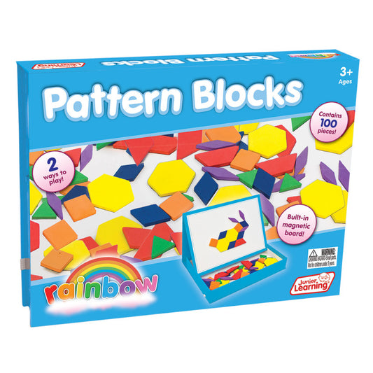 Junior Learning Rainbow Pattern Blocks (JRL 613)