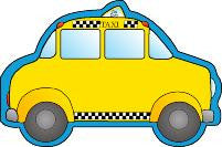SHAPES ETC. Mini Notepad - Taxi