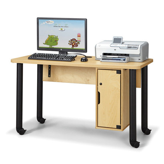 Jonti-Craft Single Computer Lab Table, 50.5"W (3348JC051)