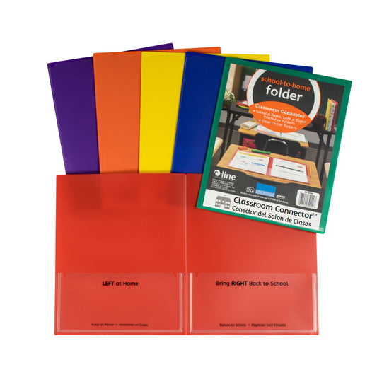 C-Line Classroom Connector Folders, 36 Pack (CLI 32000)