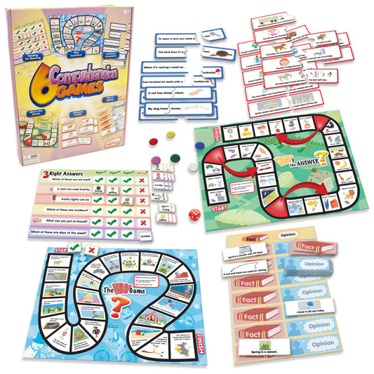 Junior Learning 6 Comprehension Games (JRL 406)
