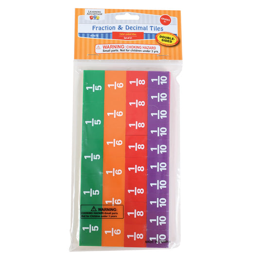 Learning Advantage Fraction & Decimal Tiles in Bag (CTU 7673)